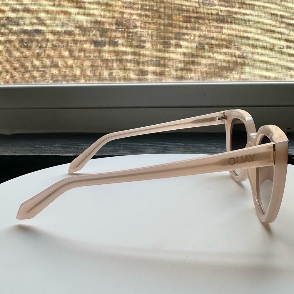 🌸QUAY🌸 Noosa Pink/Brown Cat Eye Sunglasses - Picture 8 of 13